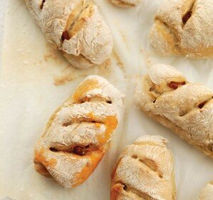 pão com chouriço