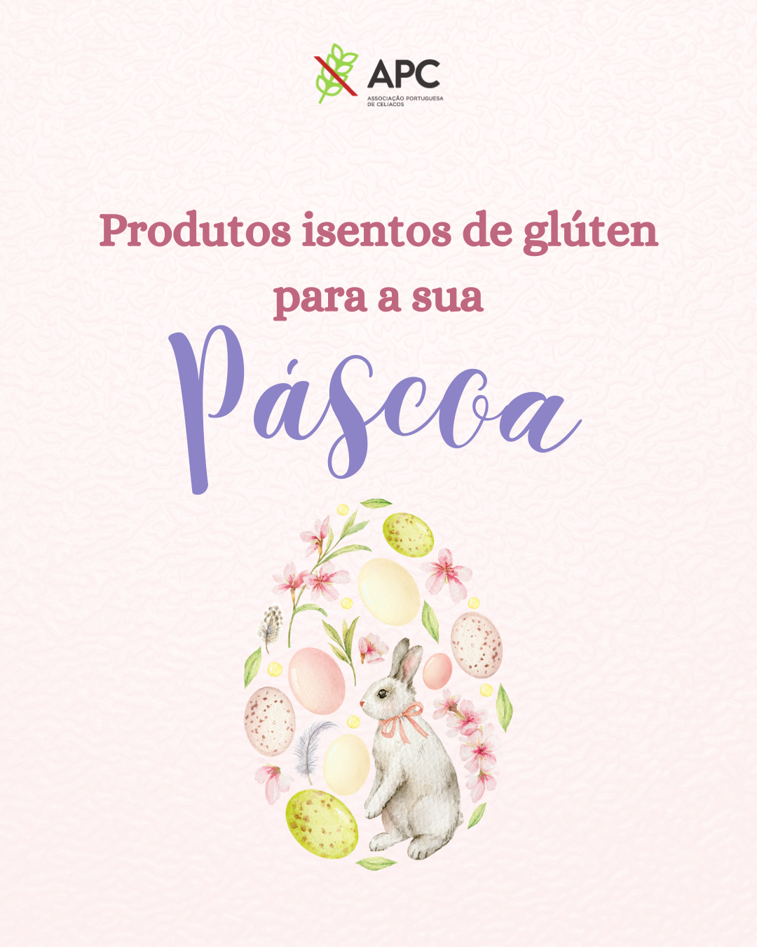 Produtos de Páscoa Isentos de glúten