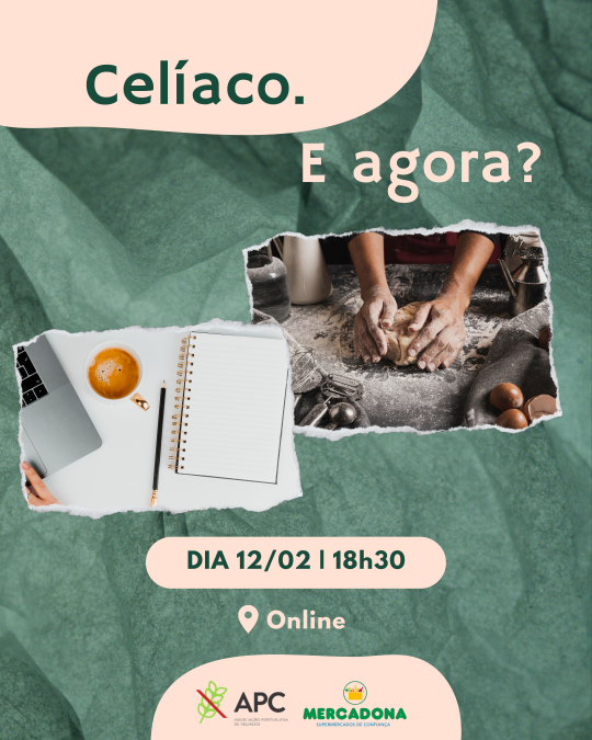 Celíaco. E Agora? a 12 de fevereiro, às 18h30